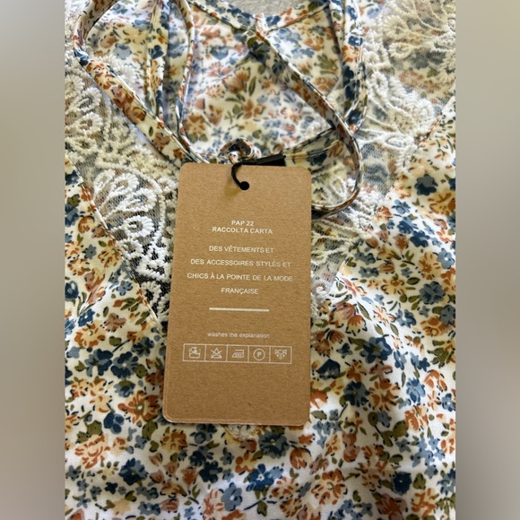 Shein flower print size medium Spagetti strap with tags - Picture 4 of 6